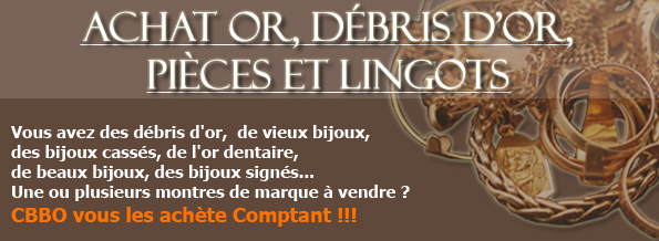 Achat or, débris d'or, pièces et lingots
