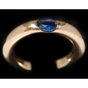 Bague jonc Saphir CARTIER 