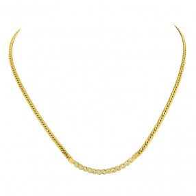 Collier Centre en Or et...