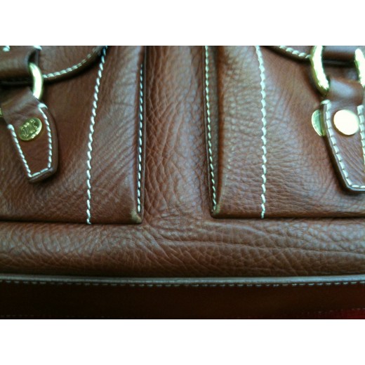 Sac Céline en cuir grainé brique