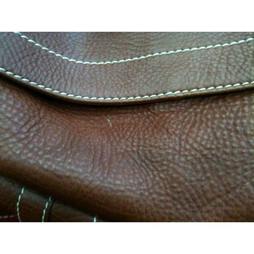 Sac Céline en cuir grainé brique