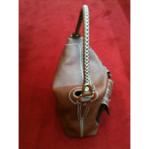 Sac Céline en cuir grainé brique