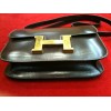 Sac Hermès Constance en cuir chocolat