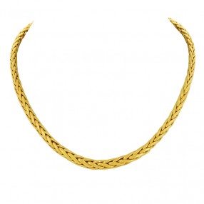 Collier Maille Palmier en Or