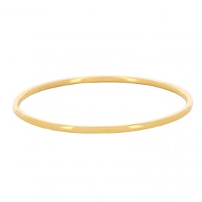 Bracelet Jonc Plaqué Or 18 Carats - Motif Ajouré Géométrique - Neuf Avec étiquettes
