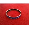 Bracelet Hermès fin en émail fond bleu