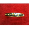 Bracelet Hermès fin en émail fond noir