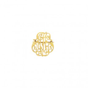 Broche Ancienne Monogramme...