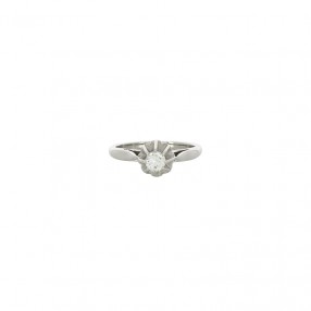 Bague Solitaire Vintage en...