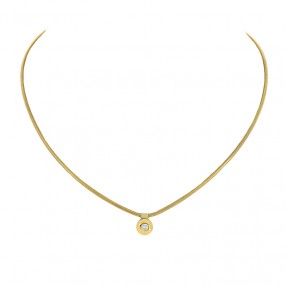 Collier Centre en Or et...