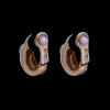 Boucles d'Oreilles Clip Cartier en or et saphirs