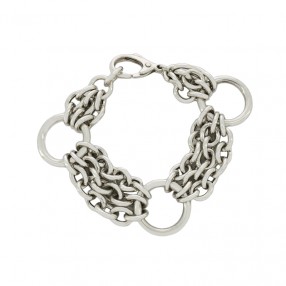 Bracelet 3 Rangs en Argent