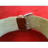 Ceinture Longchamp en veau et vachette brique