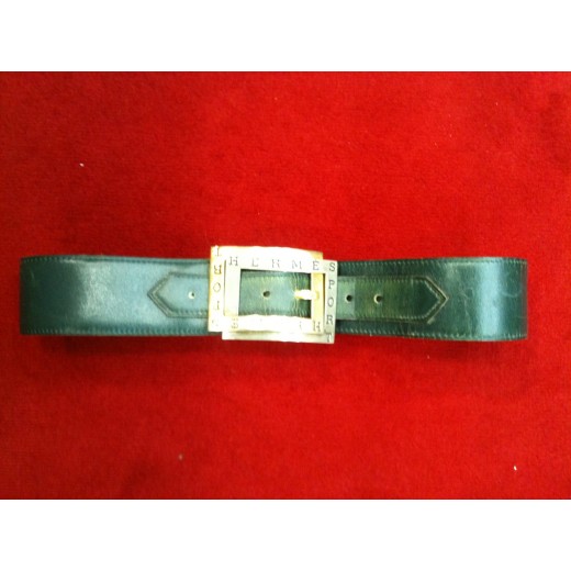 Ceinture Hermès H vintage verte