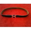 Ceinture Hermès H noire