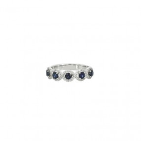 Bague Demi Alliance en Or...
