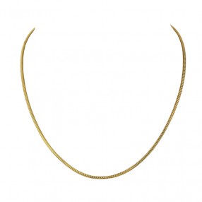 Chaine maille serpent en or...