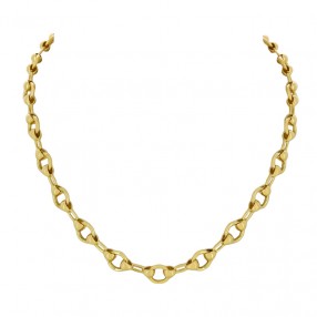 Collier maillons ronds doubles