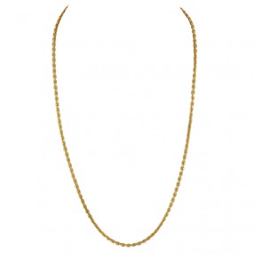 Chaine moderne en or rose 18K