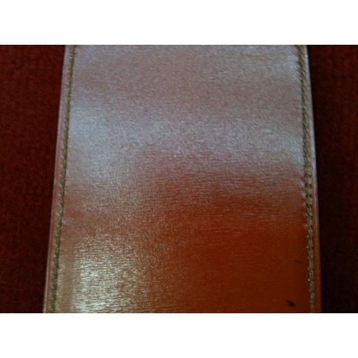 Carnet Hermès en cuir brique