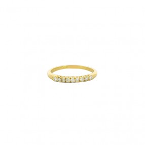 Bague Demi Alliance en Or...