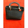 Sac Lady Dior  de Dior en tissu noir