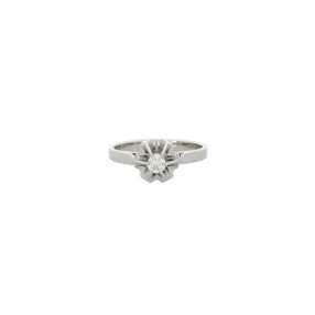 Bague Solitaire Vintage en...