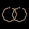 Boucles d'oreilles Chanel Camélia en or