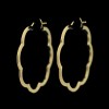 Boucles d'oreilles Chanel Camélia en or