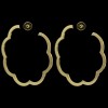Boucles d'oreilles Chanel Camélia en or