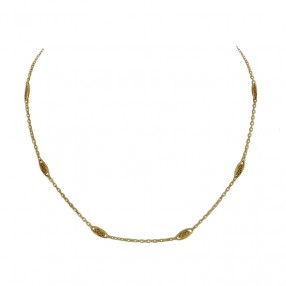 Collier Chaine en Or Filigrané