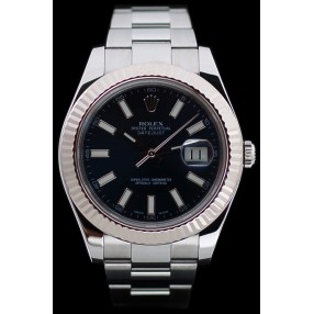 Montre Rolex Datejust II lunette en or