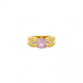 Bague Vintage en Or Quartz...