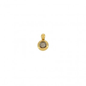 Pendentif en Deux Tons d'Or...