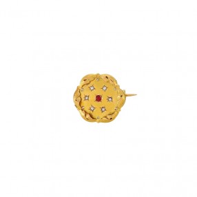 Broche Ancienne en Or et...