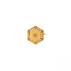 Broche Ancienne en Or et...