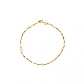 Bracelet en Or et Perles de...