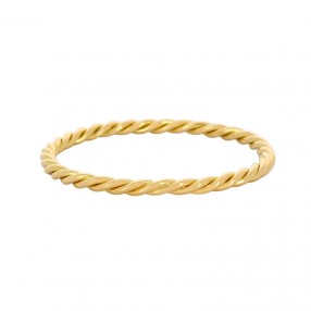 Bracelet Jonc Torsadé en Or
