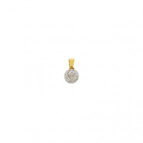 Pendentif Sphère en Deux...