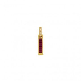 Pendentif Barrette en Or...