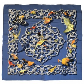 Carré Hermès Oiseaux de...