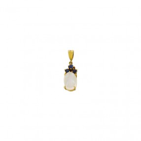 Pendentif en Or Pierre de...