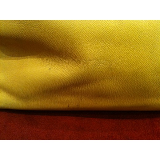 Sac Hermès Birkin en veau epsom jaune