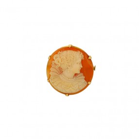 Broche Camée sur Coquillage...