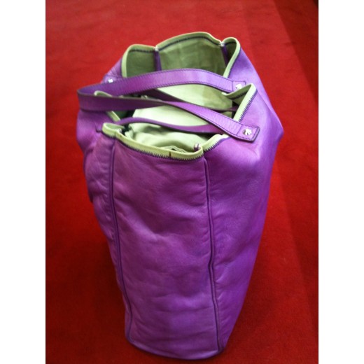 Sac Yves Saint Laurent en cuir rose