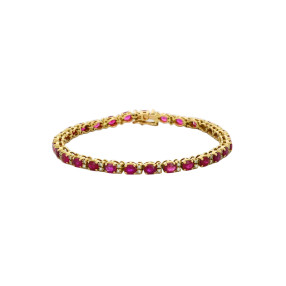 Bracelet Ligne en Or Rubis...