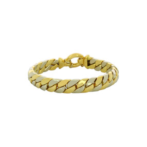 Bracelet en Deux Tons d'Or