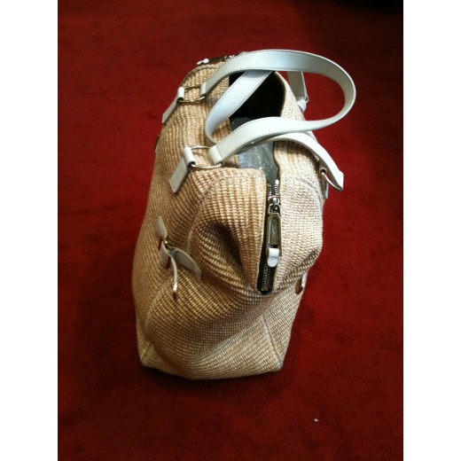 Sac Yves Saint Laurent Downtown en raphia