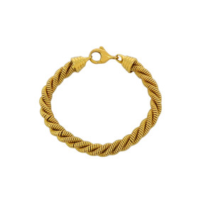 Bracelet Vintage Torsadé en Or