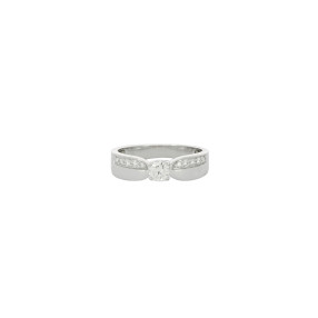 Bague Solitaire en Or et...